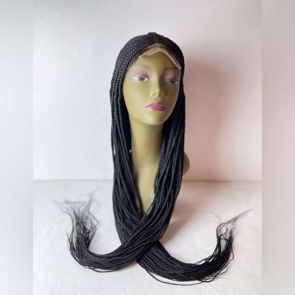Box Braids Cornrow Lacefront Wig - Picture 10 of 12